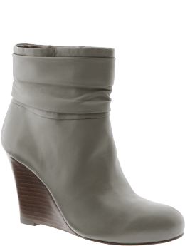 Carlita slouch wedge bootie