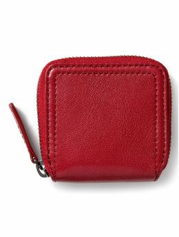 Leather coin wallet