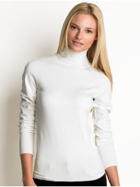  Long-sleeve turtleneck sweater