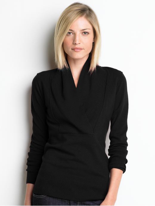 Women's Apparel: Shawl-collar sweater: v-necks sweaters | Banana Republic