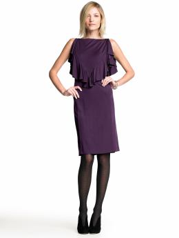 Tall cascading ruffle dress