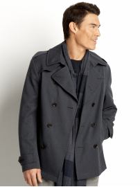 Heritage wool/cotton peacoat