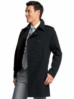 BR Monogram four-pocket trench
