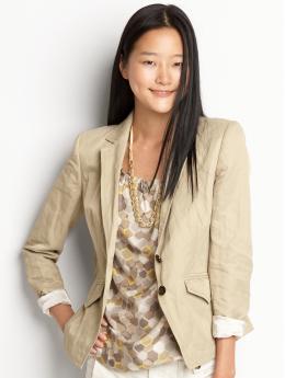 Crinkle Chino Blazer Crinkle Chino Blazer