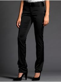 BR Monogram skinny pickstitched pant