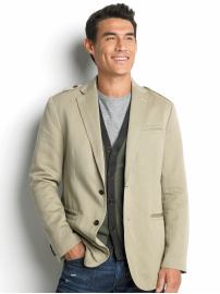 Heritage cotton twill blazer