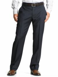 Navy modern suit pant