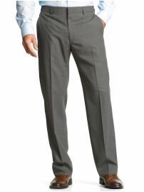 Modern chalk-stripe suit pant