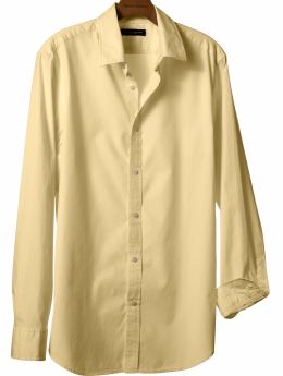 Slim fit solid shirt