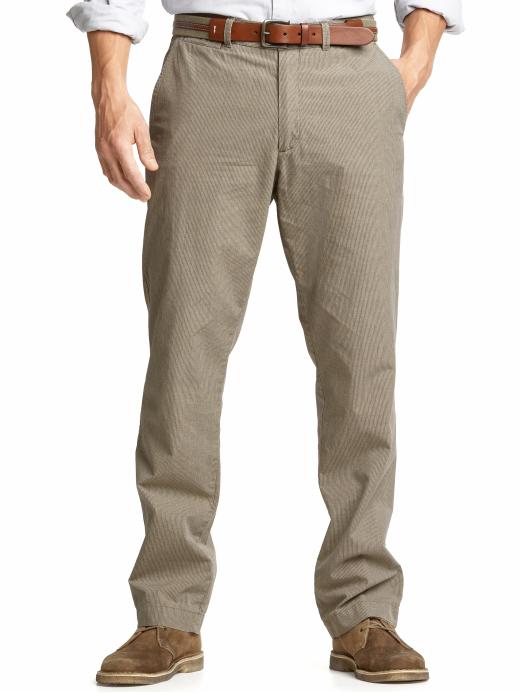Banana Republic Modern fit cotton pinstripe chino