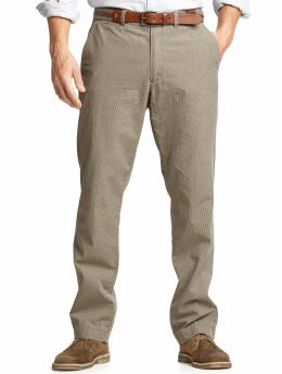Modern fit cotton pinstripe chino