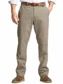 Modern fit cotton pinstripe chino