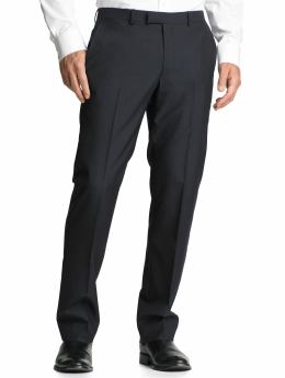 BR Monogram navy textured trouser