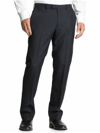 BR Monogram navy textured trouser