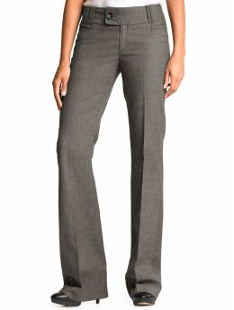 Petite 323 Martin textured flared pant