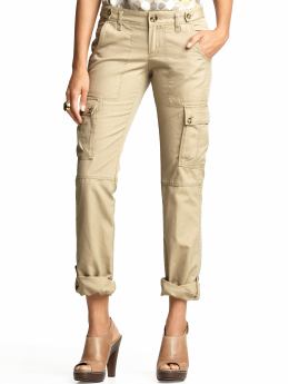 Petite slim fit cargo chino