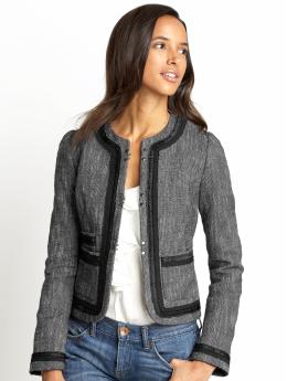 Petite classic textured jacket