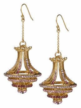 Jeweled chandelier earring Jeweled chandelier earring