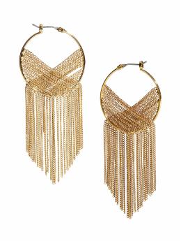 Looped chain earring Looped chain earring
