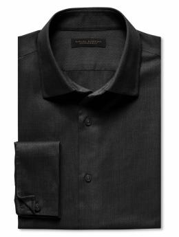 Slim fit non-iron french cuff royal oxford