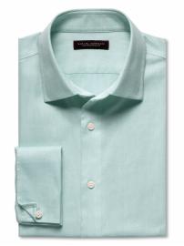Slim fit non-iron french cuff royal oxford