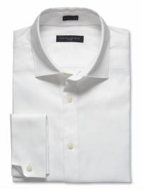 Slim fit non-iron french cuff royal oxford
