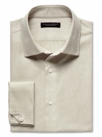 Slim fit non-iron french cuff royal oxford