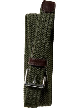 Braided stretch belt