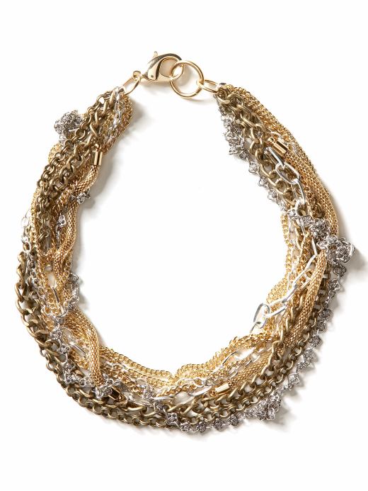 Knots & chains statements necklace - Banana Republic : statement necklace necklace jewelry jewellry accessories