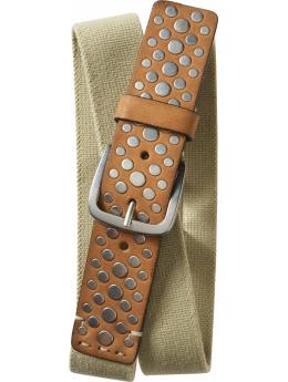 Studded stretch belt