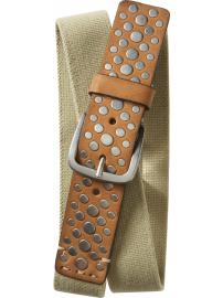 Studded stretch belt