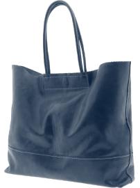 Large leather tote