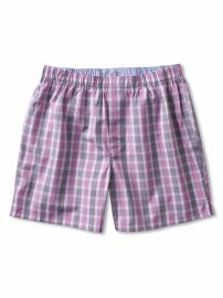 Plaid pattern boxer