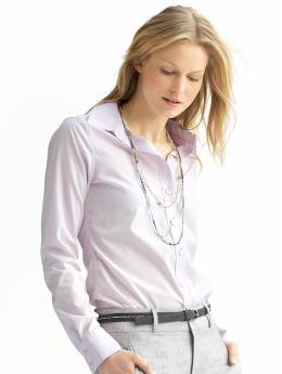 Non-iron fitted shirt