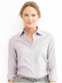Non-iron fitted shirt