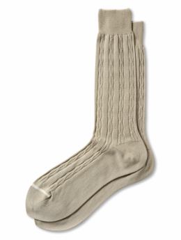 Cableknit sock