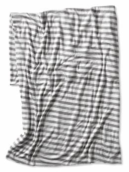 Jersey striped scarf