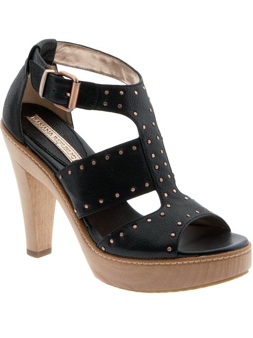 Banana Republic Bonnie nailhead platform sandal