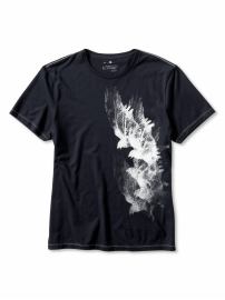 Heritage cotton 'shadow eagle' graphic tee