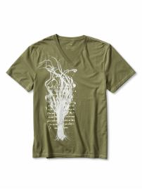 Heritage organic cotton 'tree' graphic tee