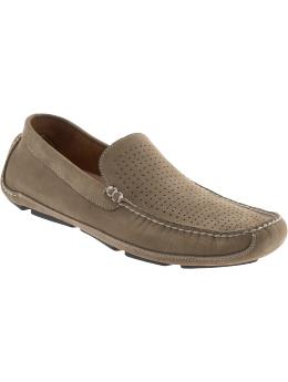 Gibson perforated driving loafer