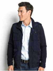 Nylon knit jacket