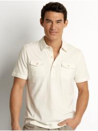 Heritage organic cotton two-pocket polo