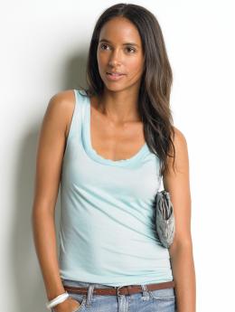 Sleeveless luxe tank