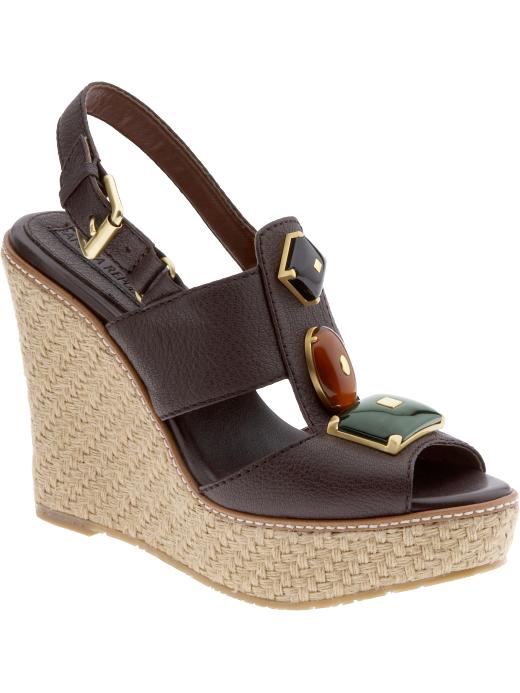 Banana Republic Dahlia bejeweled wedge