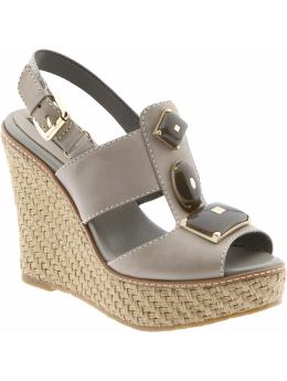 Dahlia bejeweled wedge