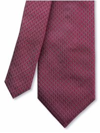 Silk geometric tie