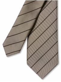 Diagonal-stripe skinny silk tie