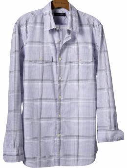 Slim fit two-pocket shirt