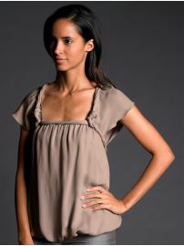 BR Monogram twist-detail top